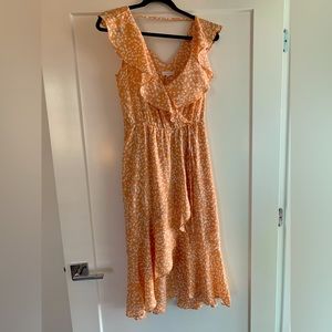 Socialite orange summer dress